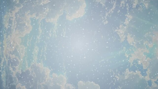 雲模様 パーティクルBG187_01