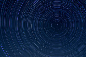 Abstract blue background - star trails