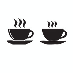 Simple Cup Silhouette Icon – Great for Cafe Designs