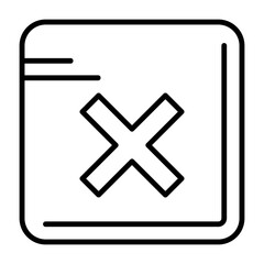 Obraz premium Cross Vector Icon Design