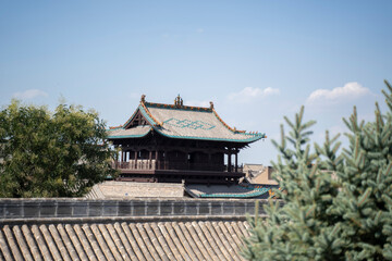 the streets of Pingyao in China