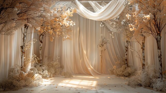 Elegant Space With Floral : Perfect For Weddings