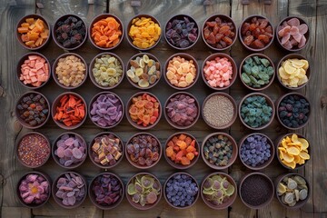 Coconut bites and balls in a white bowl