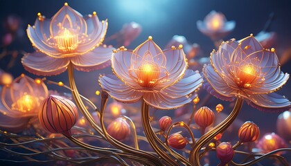 Obraz premium fractal background