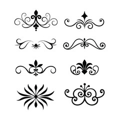 Vintage Decorative Elements Vector Illustration Pack.