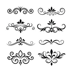 Vintage Decorative Elements Vector Illustration Pack.