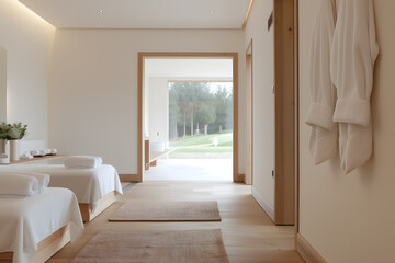 Hotel Near Golf Course with Spa, Pine Trees Surrounding Luxury Accommodations