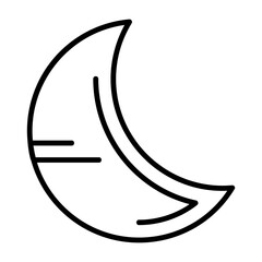 Moon Vector Icon Design