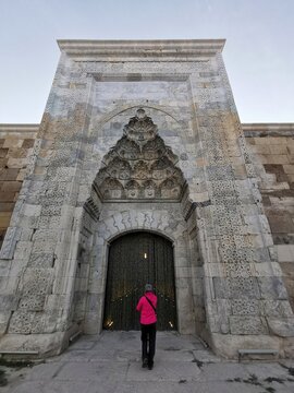 Sultanhanı Kervansarayı. Nevshegir. Ancient Ottoman keravanserai in Turkey.