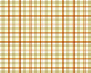 Pattern texture in brown lining, white. Seamless striped check plaid graphic for flannel shirt, blanket, throw, or other modern spring summer autumn winter fashion fabric design.