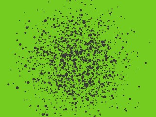 Obraz premium abstract background, ,Black leopard spot on green and white color