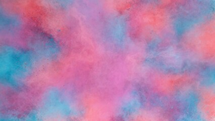 Colored powder explosion , top shot . Freeze motion.