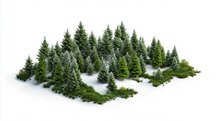 Pine Tree Small Forest Clipart