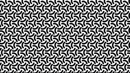 Seamless pattern with geometric minimalist shapes. Vector set of lines, linear tiling, stripy weaving, optical maze, twisted stripes. Collection of modern textures for your design and background.