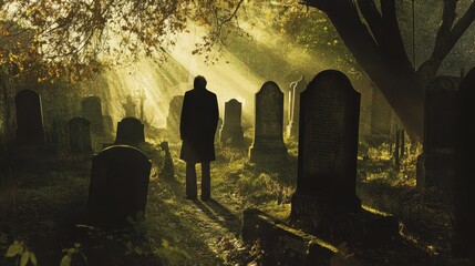 Ethereal Graveyard: A Haunting Glimpse into the Afterlife