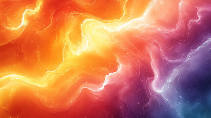 Abstract background with swirling colors and bright light.