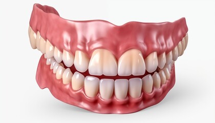 Obraz premium teeth isolated on white