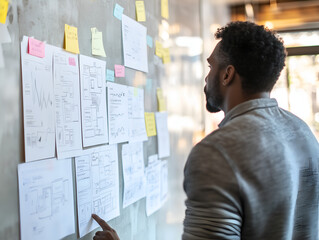 engineer drawing diagram