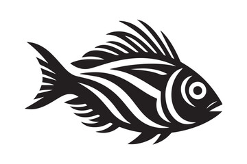 Download Saddleback Fish Silhouette Vector Illustrations - High-Quality Designs