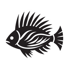 Download Saddleback Fish Silhouette Vector Illustrations - High-Quality Designs