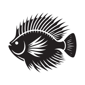 recommend clip art: Download Saddleback Fish Silhouette Vector Illustrations - High-Quality Designs