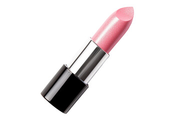 A vibrant pink lipstick in a sleek packaging, perfect for enhancing beauty and adding a pop of color to any makeup look.