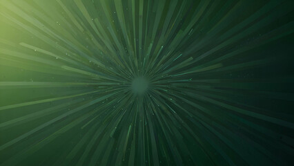 Green Abstract Background with Smooth Radial Gradient Design