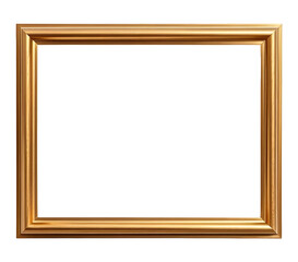 Antique Bronze frame isolated on transparent background
