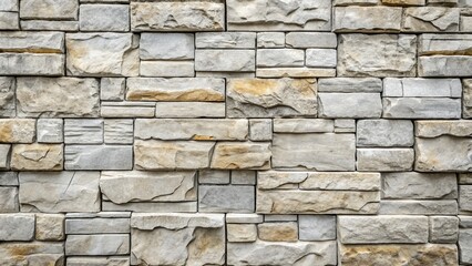Obraz premium Soft, weathered grey stone wall texture with subtle cracks and worn patterns, ideal for backgrounds, design elements, and visual compositions.