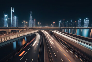 Fototapeta premium smart city public transportation smart infrastructure