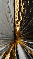 "Luxurious Marbled Blend of Gold, Black, and Red