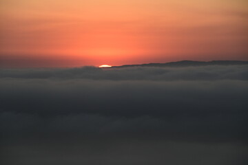 Fototapeta premium sunrise over the river