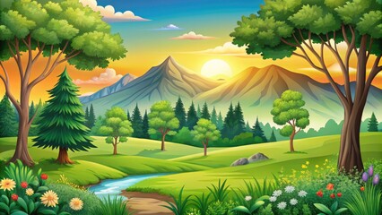 Fototapeta premium Nature+background