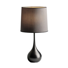 Fototapeta premium A Scandinavian-inspired table lamp isolated on transparent background