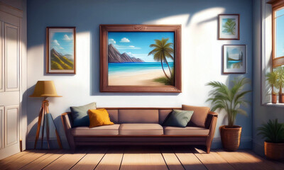 modern living room, living room interior
