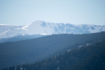 colorado snow covered rocky mountain landscape