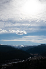 colorado snow covered rocky mountain landscape