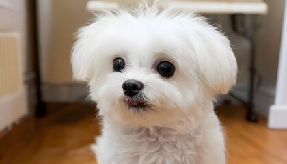 white pomeranian puppy