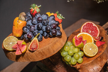 Mesa de frutas