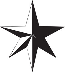 Obraz premium Star vector isolated icon ,vector black color silhouette, isolated white background