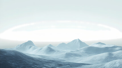 Expansive minimalist landscape. Minimalist. Ultra realistic. Photorealistic