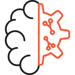 Machine Learning Vector Icon Design