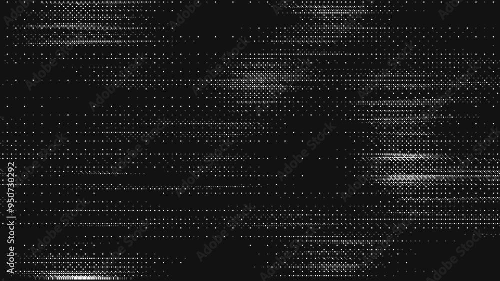 Aufkleber retro cctv or vhs video white noise abstract grunge background. scanlines vibration glitch. video da