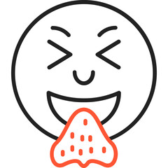 Vomit Vector Icon Design