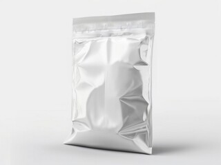 A white background with an airtight bag sealed in white.
