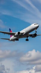 Obraz premium A Commercial Airliner Taking Off 0