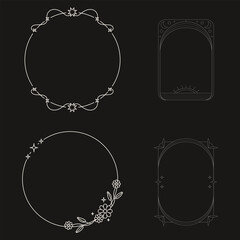 set of vintage frames