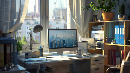 interior of a modern office