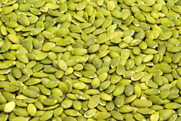 Healthy and nutritious pumpkin seeds