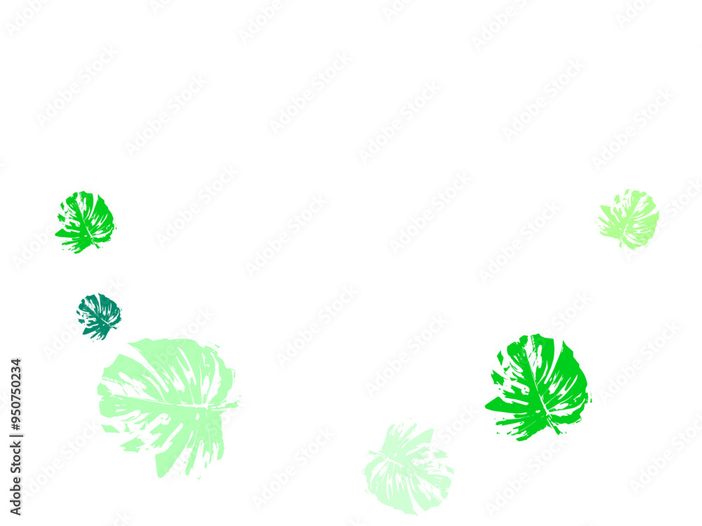Wall mural seamless pattern with colorful autumn leaves orange design for autumn design. eps10